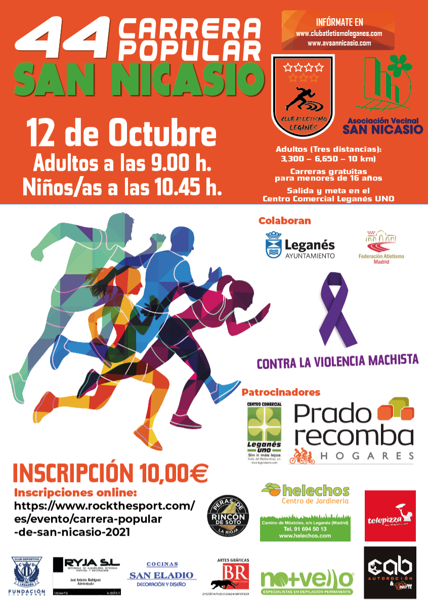 Apúntate a la Carrera de San Nicasio 2022
